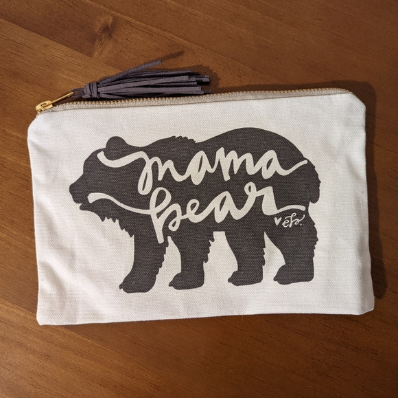 NWOT Mama Bear Purse Lightweight Canvas-Type Material - Picture 9 of 9